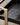 Nordal - NOLI rullebord i jern med træhylder – sort – L59,5 × B38,5 × H83 cm