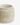 Nordal - AOBA krukke, M, cement – hvid – Ø19 × H13 cm