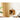 Lysestage fra House Nordic i brun / Hvid - billede 6