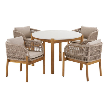 Terracina Havemøbelsæt fra House Nordic i brun / Beige