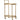 PUSH TROLLEY METAL ANTIQUE BRASS