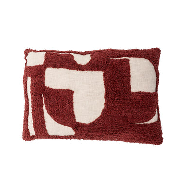 Bloomingville - Olica Pude, Rød, Bomuld OEKO-TEX® - L60 × B40 cm