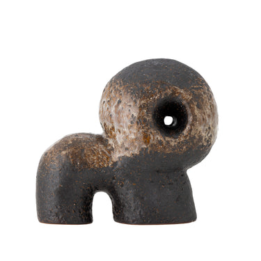 Bloomingville - Bobby Deko, Sort, Stentøj - L20,5 × H19 × B11 cm
