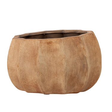 Bloomingville - Conja Deko Urtepotte, Brun, Terrakotta - Ø26 × H16 cm