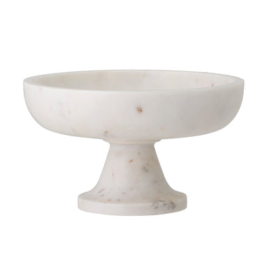 Bloomingville - Eris Opsats, Hvid, Marmor - Ø20,5 × H11,5 cm