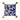 Bloomingville - Eviaya Pude, Multifarvet, Genanvendt Bomuld - L45 × B45 cm