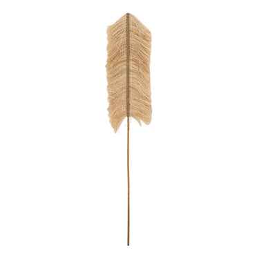 Bloomingville - Rina Vægdekoration, Natur, bananblad - L135,5 × H25 × B0,5 cm