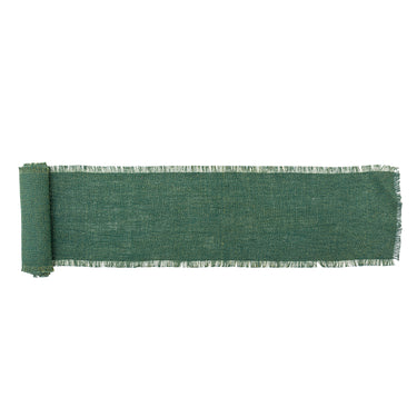 Bloomingville - Janavi Bordløber, Grøn, Jute - L550 × B35 cm