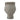 Bloomingville - Akira Vase, Grå, Stentøj - Ø21 × H30 cm