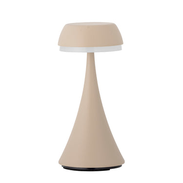 Bloomingville - Pepple bærbar lampe, Genopladelig, Natur, Aluminium - Ø8 × H17,5 cm