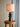 Bloomingville - Lio Bordlampe, Sort, Stentøj - Ø25 × H53 cm