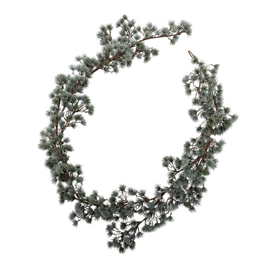 Bloomingville - Cedar Guirlande, Grøn, Kunstige Blomster - L200 × B20 cm