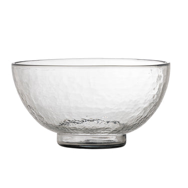 Bloomingville - Taro Skål, Klar, Genanvendt Glas - Ø28 × H15 cm