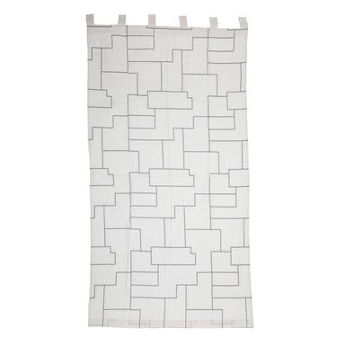 Bloomingville - Lyria Gardin, Natur, Bomuld - L115 × H215 cm
