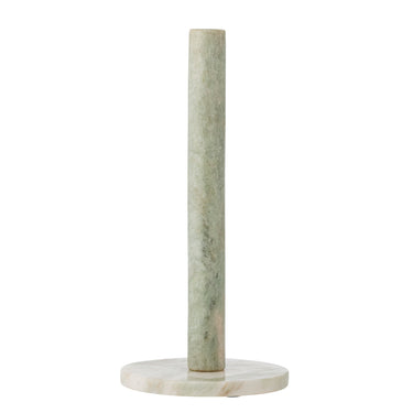 Bloomingville - Emy Køkkenrulleholder, Grøn, Marmor - Ø15 × H30 cm