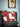 Bloomingville - Olica Pude, Rød, Bomuld OEKO-TEX® - L60 × B40 cm