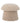 Bloomingville - Bocca Puf, Natur, polyester - Ø46 × H38 cm