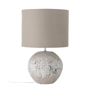 Bloomingville - Isedora Bordlampe, Natur, Stentøj - Ø40 × H59,5 cm