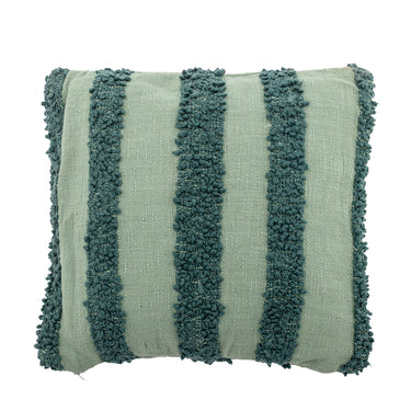 Bloomingville - Cory Pude, Grøn, Bomuld OEKO-TEX® - L50 × B50 cm