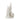 Bloomingville - Fadima Deko, Hvid, Stentøj - L8,5 × H14 × B6,5 cm