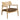 House Nordic – Olvera Loungestol i egetræ, Natur/Brun – 68×68×72 cm - Bolig og Haven