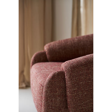 Hamilton Loungestol, bordeaux mix, 88x84x71cm