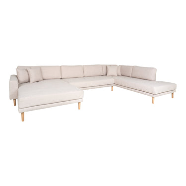 Lido U-Sofa Open End fra House Nordic i sand - billede 2
