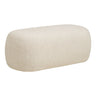 House Nordic - Blossomville Bænk – Sand Bouclé – 100 x 50 x 38 cm - Bolig og Haven