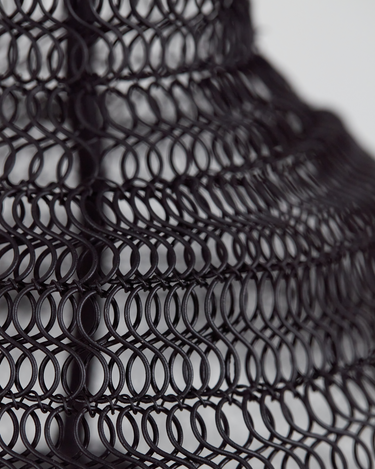 House Doctor - Lampe, Mesh, Sort