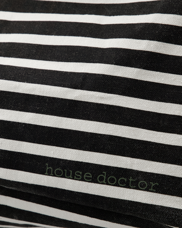 House Doctor - Opbevaring, Canva, Sort, Råhvid