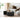 House Nordic - Rota sofabord – Marmorlook, mørkebrun – Ø80×H40 cm - Bolig og Haven