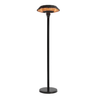 Hortus - Terrassevarmer gulvmodel UFO 800/1200/2000 W, HA, med fjernbetjening, sort - Bolig og Haven