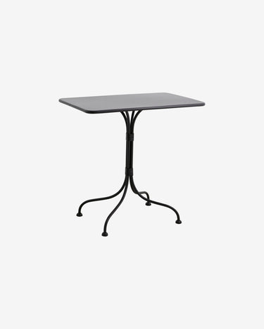 Nordal - OLIVO havebord, 52 × 77 cm – sort
