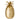 Bloomingville - Yuichi Isspand , Guld, Aluminium, H24 cm