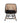 Bloomingville - Loue Loungestol, Sort, Rattan