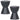 DOVER STOOL ANTHRACITE 45xO35
