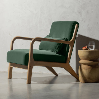 MARK ARMCHAIR VELVET GREEN