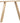 TABLO 3-POSITION LEG SQUARE KD OAK - SET OF 2 [fsc]