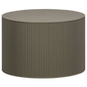 SANNE SIDE TABLE ROUND MDF MILITARY GREEN