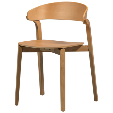 CRAS DINING CHAIR ASH VENEER NATURAL