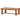 BANCO GARDEN COFFEE TABLE AYOUS WOOD [fsc]