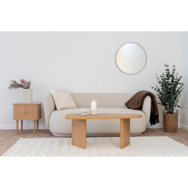 House Nordic - Melo Sofabord, natur, 50x100x41 cm - Bolig og Haven