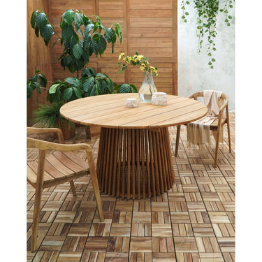 House Nordic - Lorca Spisebord, Ø120x75cm,Teak - Bolig og Haven