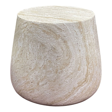 House Nordic - Bonn Sidebord, Natur, fiberclay, Ø47,5cm - Bolig og Haven