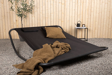 Venture Home - Gordo dobbelt solseng - Sort,180cm - Bolig og Haven