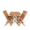 Venture Home - Kenya spisebord 120x70xH75 inkl. 4 Kenya stole - Teak - Bolig og Haven