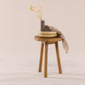 Vind - Taburet, natur teak, Ø33cm - Bolig og Haven