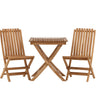 Venture Home - Ghana - Cafesæt - Teak - 70x70cm - Bolig og Haven