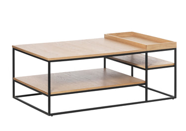 Rivoli Sofabord, Naturlig Eg, 120x70x45 cm