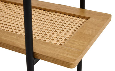 Pensacola Konsolbord, Melamin Egetræs-Look, 100x37x75 cm
